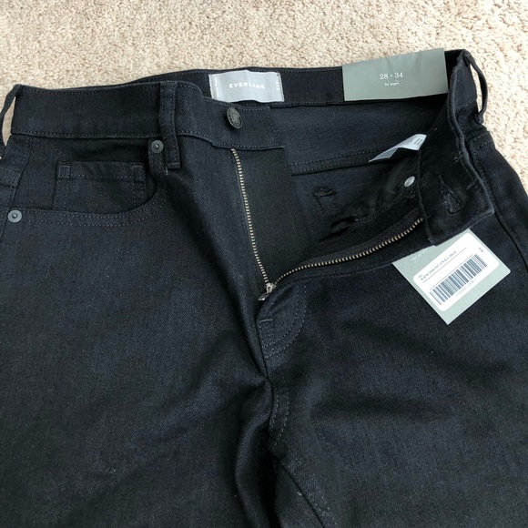 Everlane The Straight Fit Jeans in Black - Picture 6 of 11